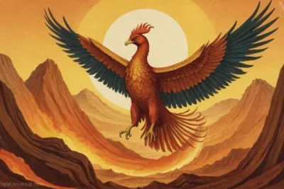 Ilustración vintage de Abas - figura mitológica de varias culturas; Historia y leyenda.