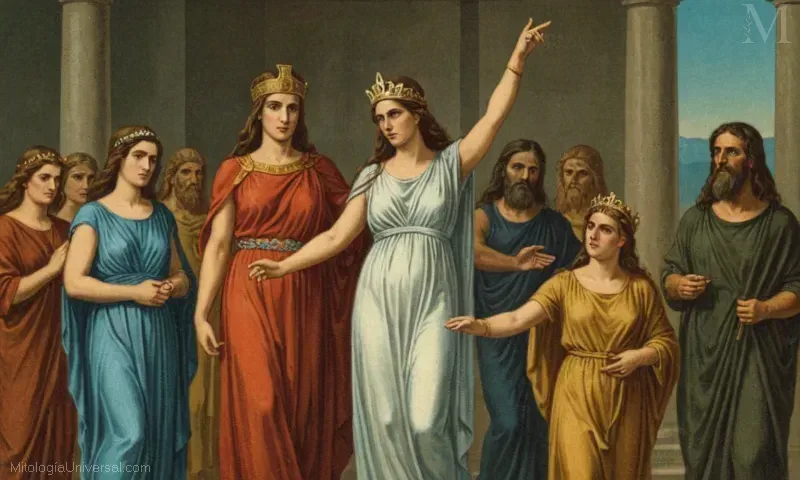 Representación historiográfica de Alcestis como una reina mítica