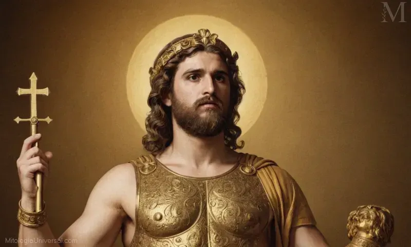 Ilustración mostrando Apolo