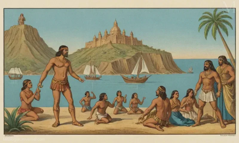 Ilustración vintage que muestra Aqueo