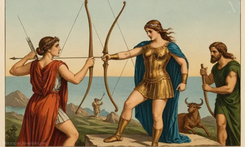 Imagen vintage de Ariana: Historia y Mitos de la Princesa Minoana. Este libro es sobre la leyenda de la princesa Minoan Ariadne.