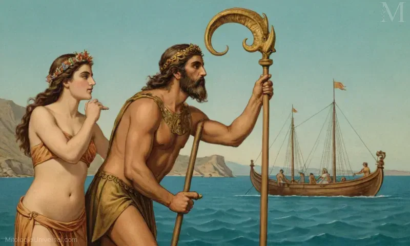 Ilustración vintage de Athamas