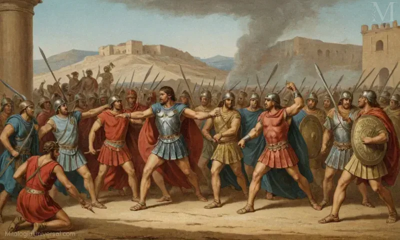 Ilustración vintage de Atenea, la diosa griega de la sabiduría y la guerra. Culto de rituales incluyendo ofrendas a ella en la Grecia clásica.