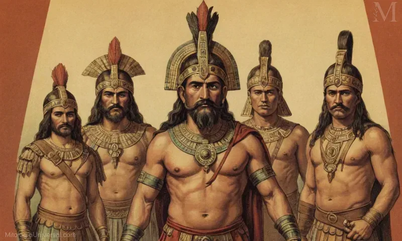 Ilustración de Atl-tlachinolli o Ópli-Tlaloc