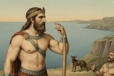 Ilustración vintage de Balder