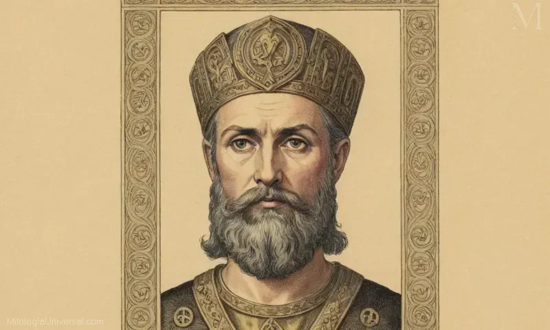 Ilustración vintage de Baldur