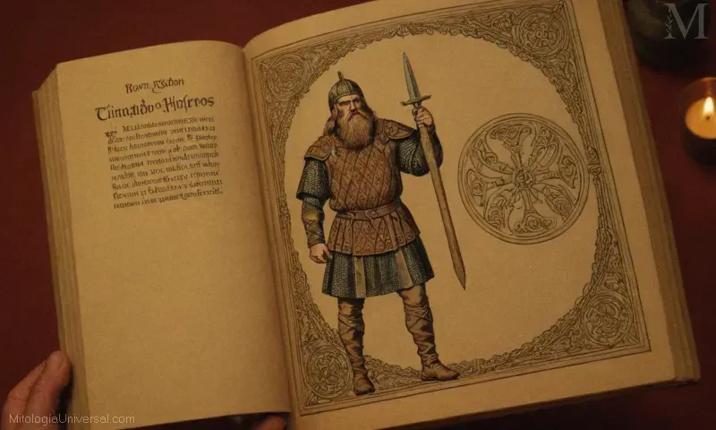 Ilustración de Björn Costado de Hierros Viking Historia libro centrado en la historia del nórdico.