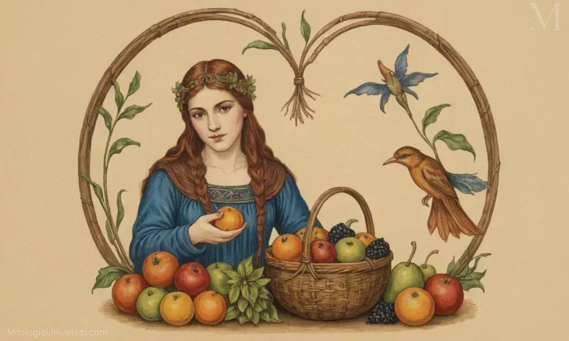 Ilustración de Bruja Cailleach