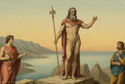 Ilustración de Cephalus de la mitología griega