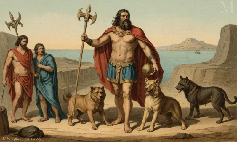 Ilustración de Cerbero