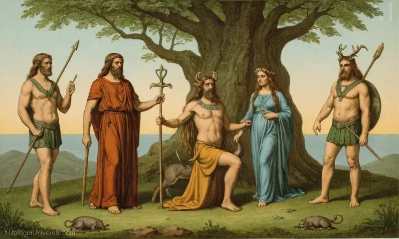 Ilustración de Cernunnos