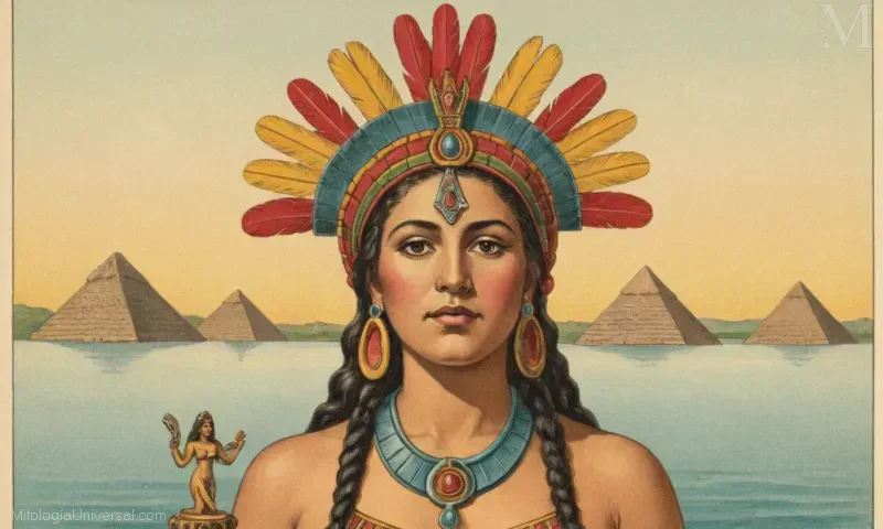 Ilustración de Chalchiuhtlicue