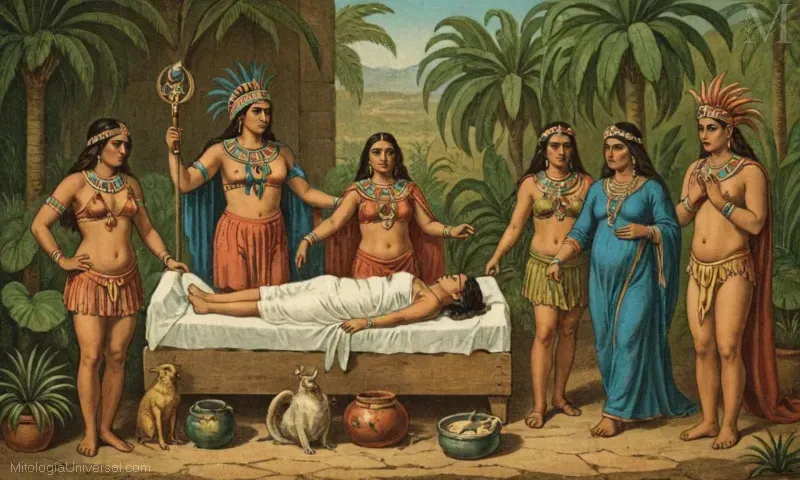 Ilustración vintage de Chimalma