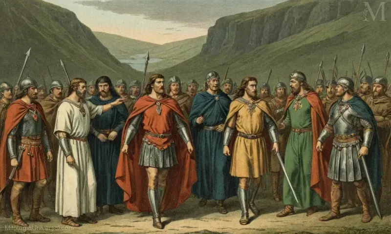 Ilustración de Cú Chulainn