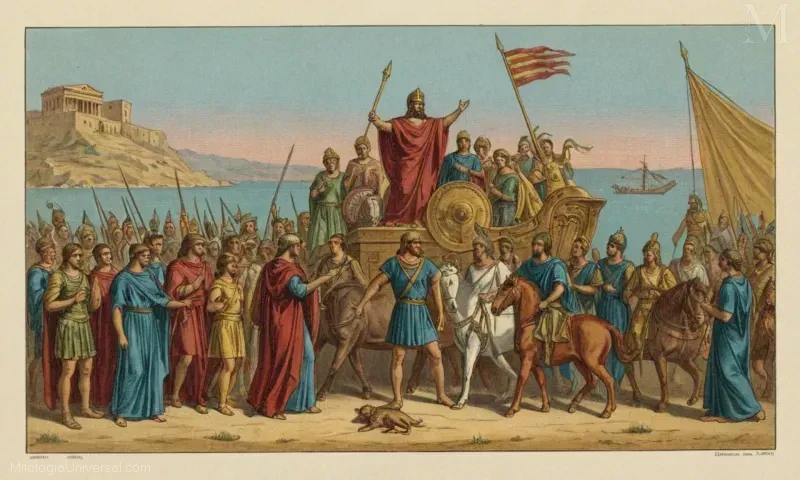 Historico-biográfica del griego Orígenes y sus genealogías de Diomedes. Ovvero, il dio greco dellepoca mitica e della guerra - Mitologia.