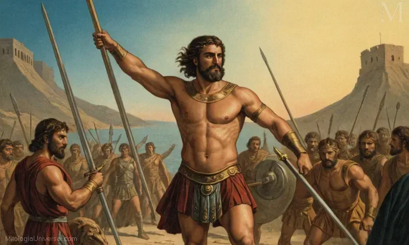 Ilustración de Diomedes