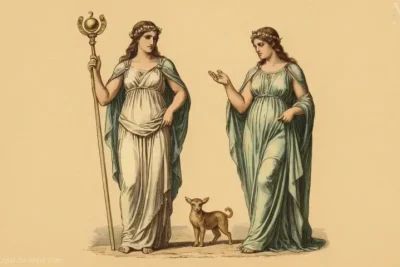 Ilustración de la figura mitológica griega
