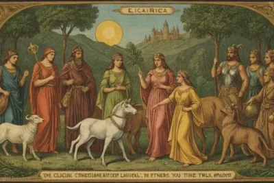 Ilustración vintage de Eileica