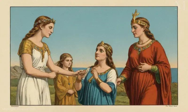 Ilustración vintage de Eir