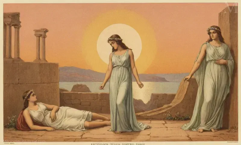 Ilustración vintage de Eos (también conocido como Lightheart)