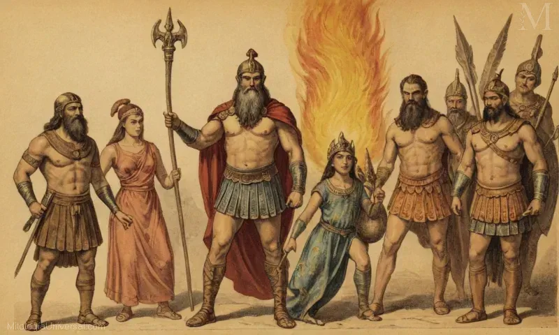 Imagen vintage de Erlang Shen (Erlang), dios de la guerra y fuego en la religión china.