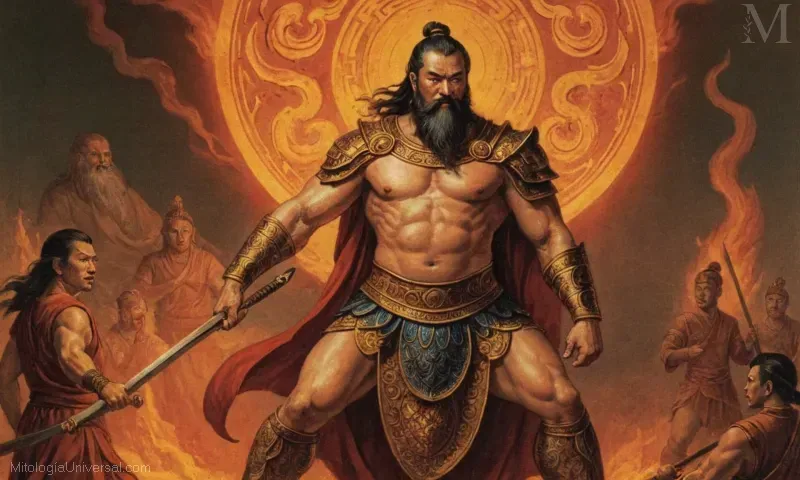 Ilustración de Erlang Shen