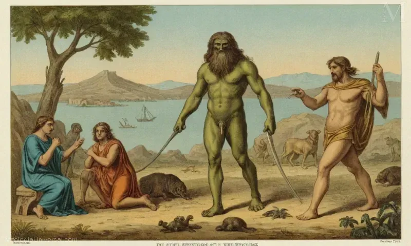 Ilustración vintage de Eschilio