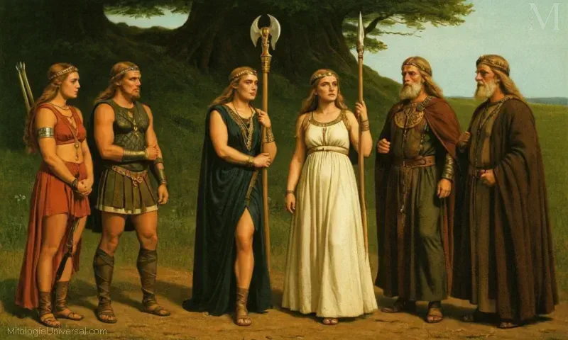 Ilustración vintage de Frigg