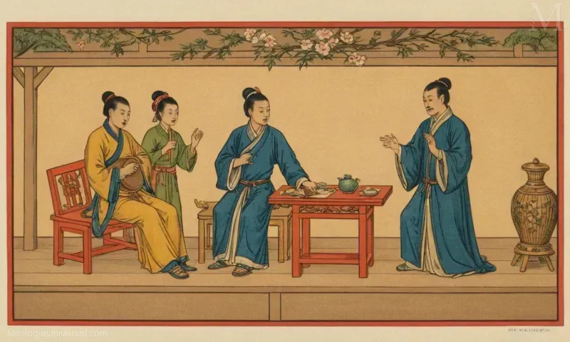 Ilustración de Han Xiangzi