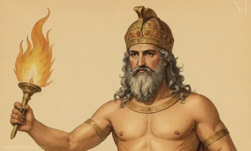 Ilustración de Hefesto