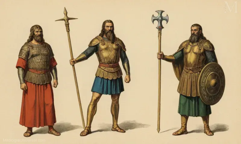 Ilustración vintage de Heimdall