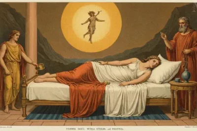 Ilustración de Hipnos/Diosktylos