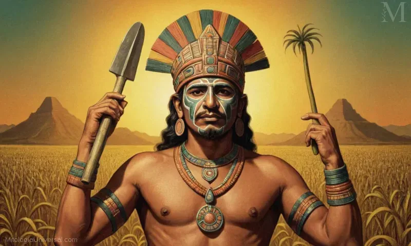 Ilustración de Ilamatecuhtli