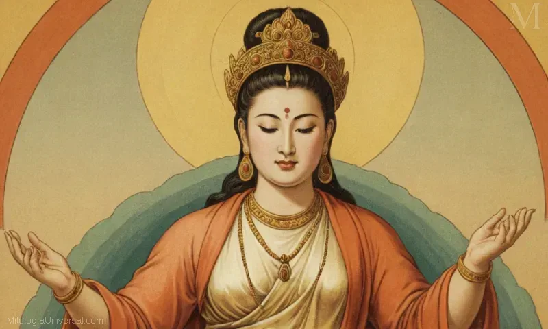 Ilustración vintage de Kannon