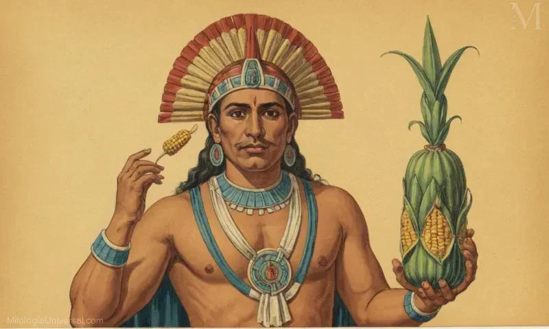 Ilustración vintage de Macuilcuerzpalin