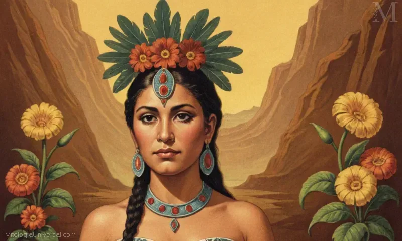 Imagen vintage de Macuilxochitl