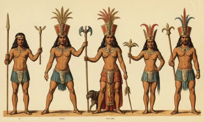 Ilustración de la Deidad Inca Mama Cochá