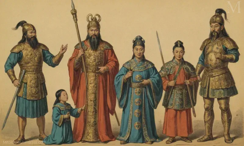 Ilustración vintage de Menshen
