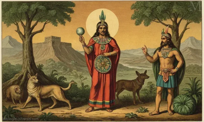 Representación limitada de la deidad de Metztli: el dios de la luna azteca que representa los reinos terrenales y subterráneos.