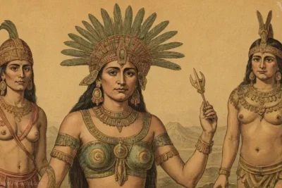 Ilustración de Mictecacihuatl