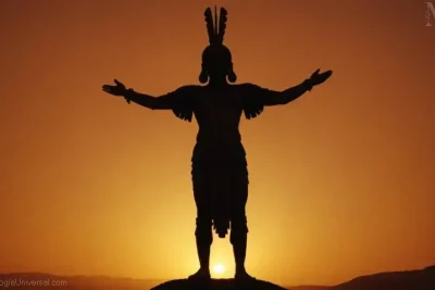 Imagen Silhouette de Mictlantecuhtli