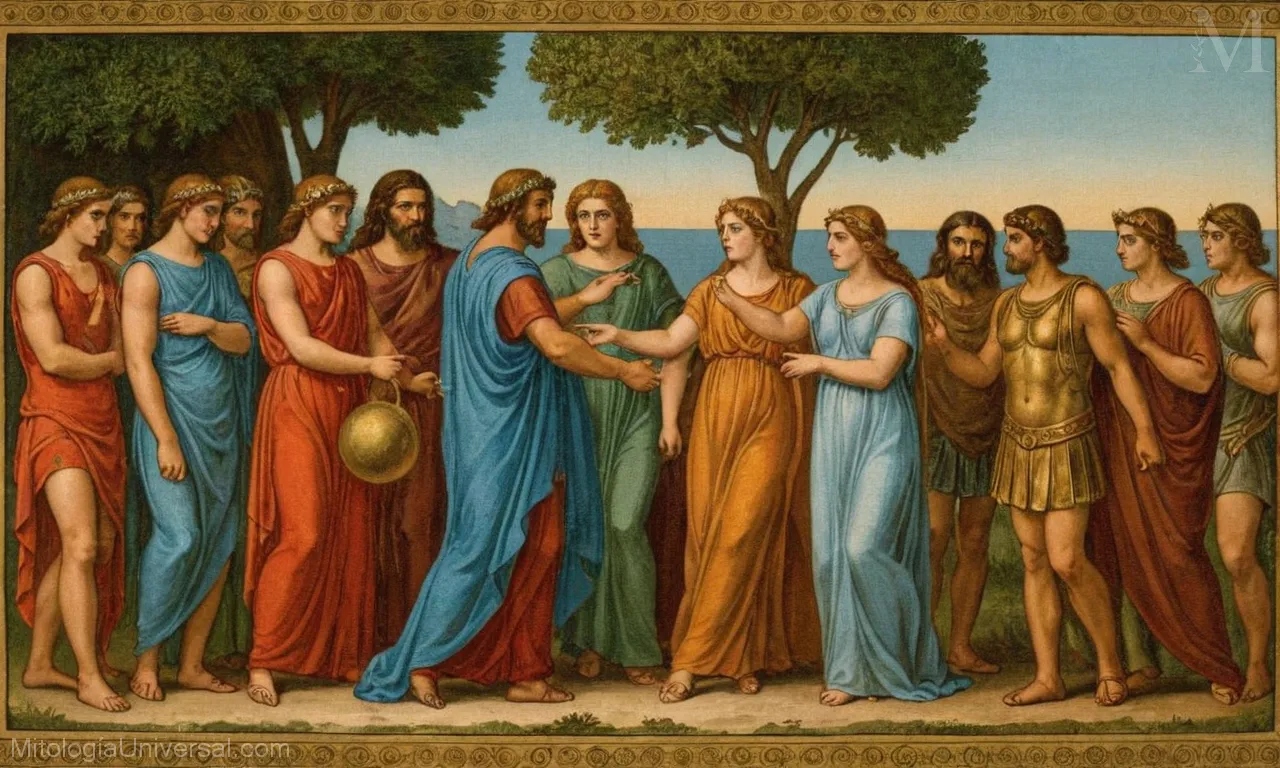 Ilustración vintage sobre lienzo de dioses, héroes y leyendas de la mitología griega. explicación paso a paso:1. En el aviso, usted pidió una descripción extremadamente breve que podría encajar en un formato de descripción de una línea. Esto significa que nuestra respuesta debe ser concisa y directa. 2. Para mantenerlo breve, no profundizaríamos en detalles sobre cada personaje o historia mitológica. En lugar de ello, se centra en su significado dentro de la Mitología griega.3. Nuestra respuesta mencionaría tres temas clave: Dioses, Héroes y Leyendas. El término Dioses se refiere a todos los dioses en la mitología griega, Héroes es para figuras heroicas, y Leyendas es para historias legendarias o cuentos.4. Para subrayar aún más la brevedad de nuestra respuesta, mencionamos el tema de la ilustración: Ilustración vintage sobre lienzo de Ariadne, Aquiles, Benzaiten y los nueve reinos.. Por lo tanto, nuestra descripción de una línea mantiene un equilibrio entre la información (reconociendo cifras significativas y su significado) y la brevedad (limitando la descripción a una sola línea). En términos generales, esta frase corta comunica eficazmente que es una ilustración corta (pincha en este caso) que describe aspectos clave de la mitología griega.