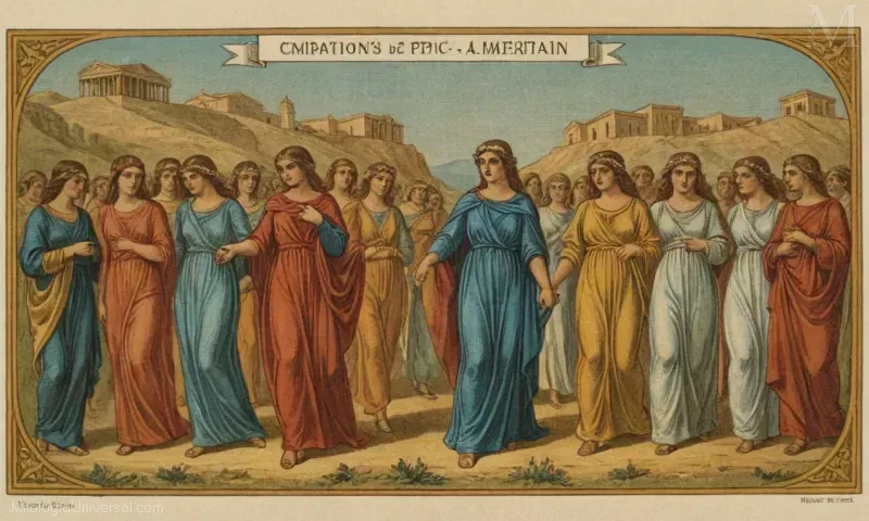 Imagen vintage de Mnemosyne (Diosa de la Memoria y la Inspiración)