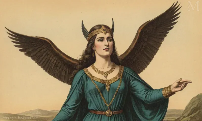 Ilustración de Morrigan