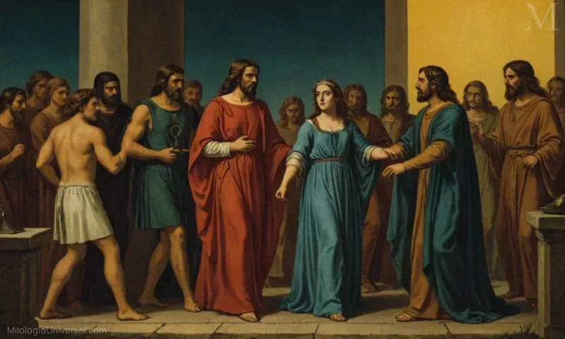 Ilustración vintage de Odiseo