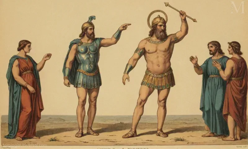 Ilustración vintage de Orión
