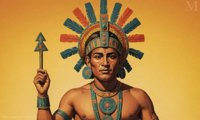 Ilustración vintage de Patecatl