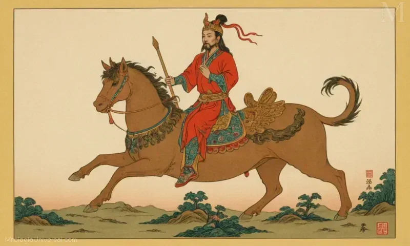 Obras de arte china vintage con un Qilin
