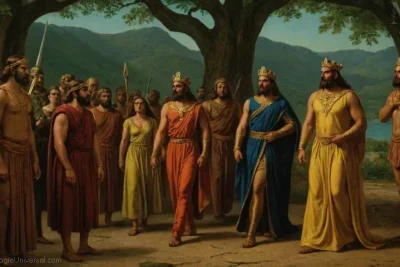 Illustración del león Simhithaa de la mitología hindú que representa al rey Rama. (Rama: Mythology & Legend Online in English)