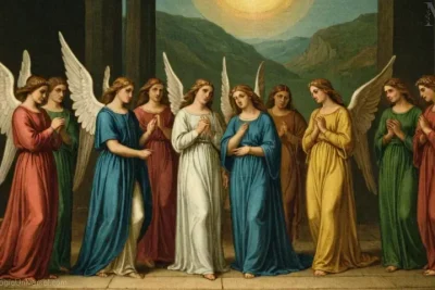Ilustración de serafines